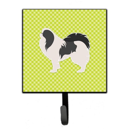 Micasa Japanese Chin Checkerboard Green Leash or Key Holder MI227581